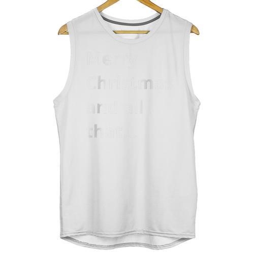 Merry Christmas Sarcastic Phrase For Introvert People Raglan Baseball Tee Unisex Tank Top - Raresse
