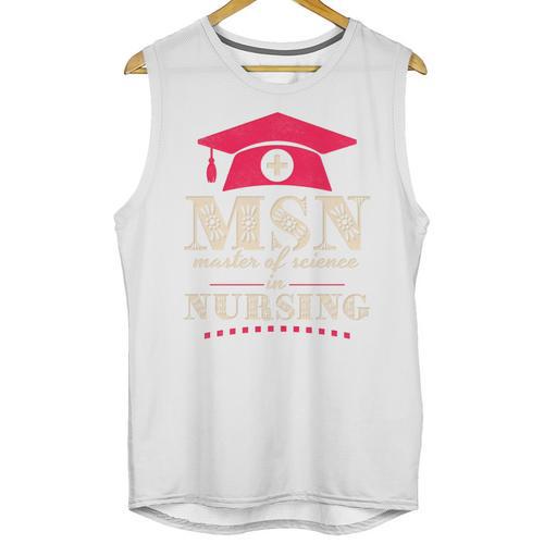 Msn Master Of Science In Nursing College Graduation Premium Tri-Blend Unisex Tank Top - Best Gift Smart