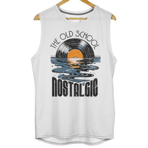 Music Old School Nostalgia Record Unisex Tank Top - Figerry