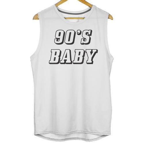 Nineties Era Nostalgia Lover Retro Born 90s Baby Vibes Unisex Tank Top - Figerry