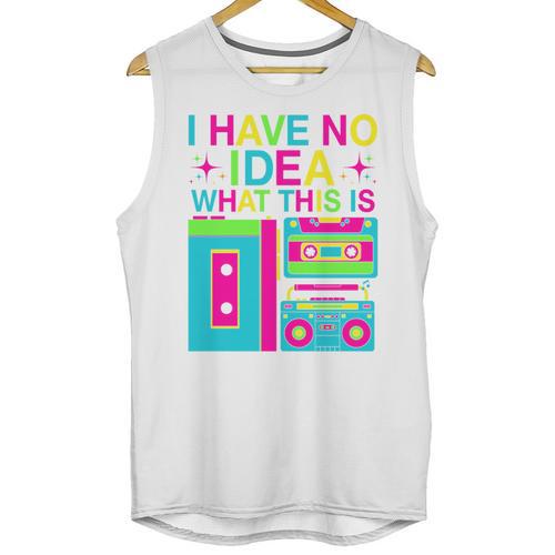 I Have No Idea What This Is Retro 70's 80's 90's Nostalgia Premium Tri-Blend Unisex Tank Top - Figerry