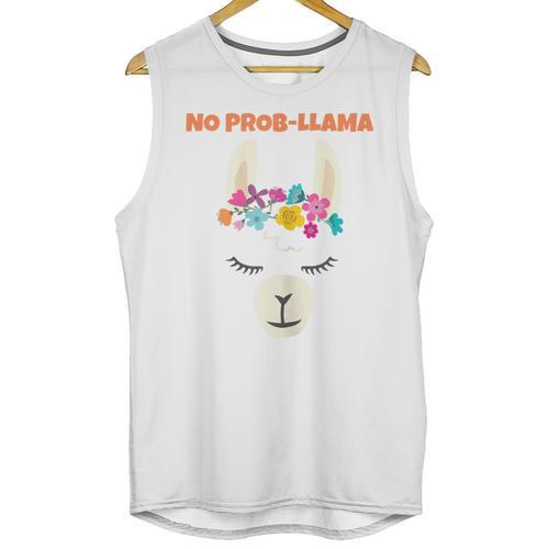 No Prob Llama Birthday Graduation Women Kids Girls Unisex Tank Top - Best Gift Smart