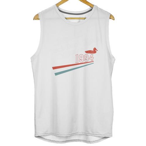 Nostalgia 90s Duck Goose Premium Tri-Blend Unisex Tank Top - Figerry