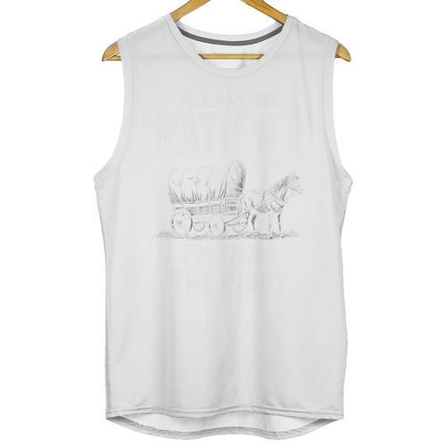 Nostalgic Wagon Jest Please Be Patient I'm From The 1900s Unisex Tank Top - Figerry