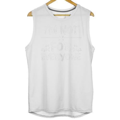 Not 4 Everyone Sarcastic Introvert Graphic Unisex Tank Top - Raresse