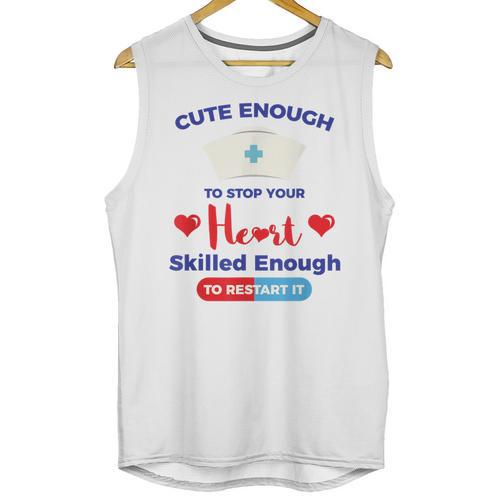 Nurse Tshirt Graduation Nursing School Birthday Unisex Tank Top - Best Gift Smart