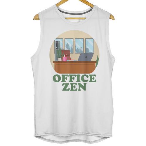 Office Zen Introvert Office Staff Secretary Employee Admin Unisex Tank Top - Raresse