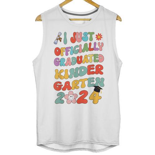 I Officially Graduated Kindergarten Graduation Class 2024 Unisex Tank Top - Best Gift Smart