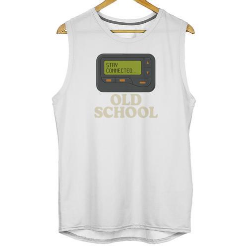 Old School 90s Pager Retro Nostalgia Vintage Tech Gen Unisex Tank Top - Figerry