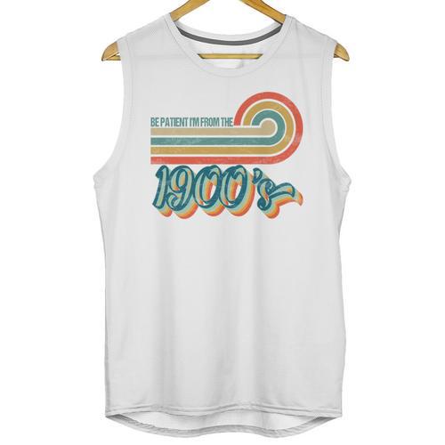 BE PATIENT I'M FROM THE 1900s RETRO SUNSET VINTAGE 90s Unisex Tank Top - Figerry