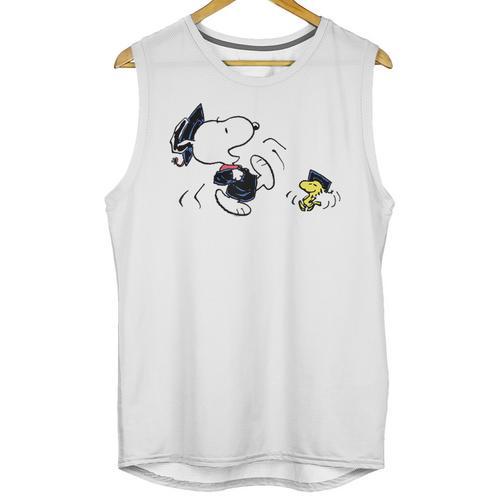 Peanuts Graduation Squad Snoopy Woodstock Raglan Baseball Tee Unisex Tank Top - Best Gift Smart