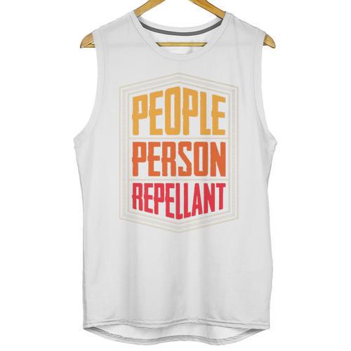 People Person Repellant Introvert Premium Unisex Tank Top - Raresse