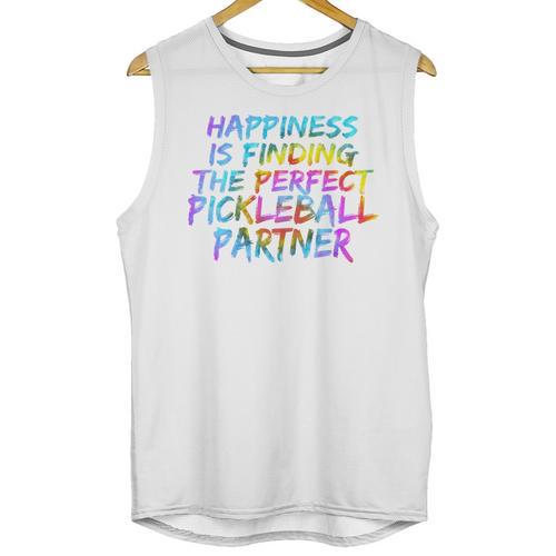 Pickleball Saying Introvert Pickleball Game Partner Unisex Tank Top - Raresse