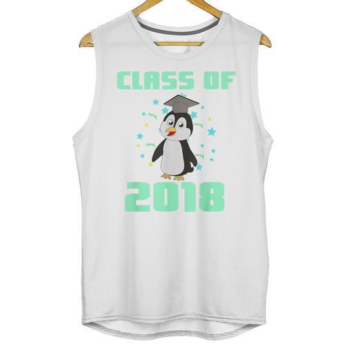Pinguin Class 2018 Shirt Graduation Kids Graduate Unisex Tank Top - Best Gift Smart