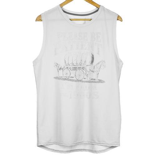 Playful Pace Humor Please Be Patient I'm From The 1900s Premium Unisex Tank Top - Figerry
