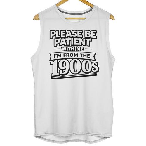 Please Be Patient I'm From The 1900s Boomer Gen-X Premium Tri-Blend Unisex Tank Top - Figerry