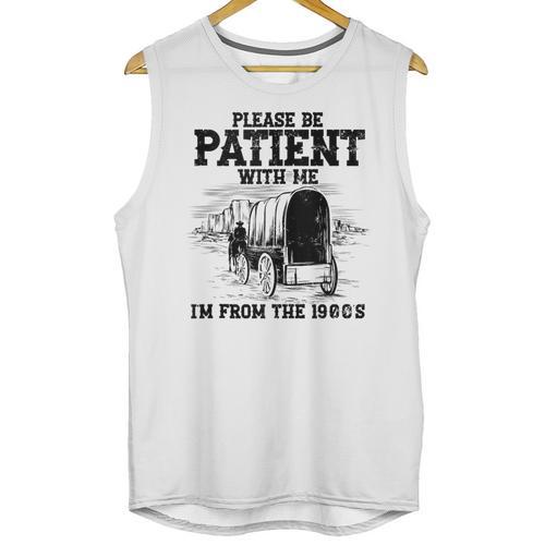 Please Patient I'm From The 1900s Boomer Memes Unisex Tank Top - Figerry