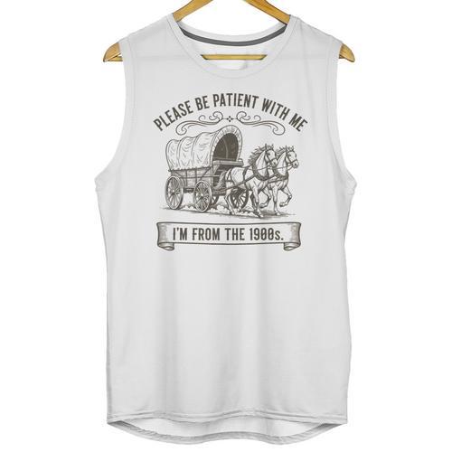 Please Be Patient With Me I'm From The 1900s Boomer Unisex Tank Top - Figerry