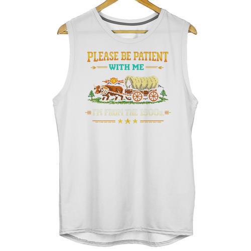 Please Be Patient With Me I'm From The 1900s Classic Game Premium Tri-Blend Unisex Tank Top - Figerry