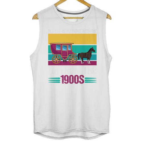Please Be Patient With Me I'm From The 1900s Cool Dad Premium Unisex Tank Top - Figerry