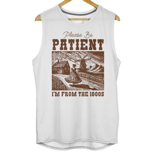 Please Be Patient With Me I'm From The 1900s Country Girl Unisex Tank Top - Figerry