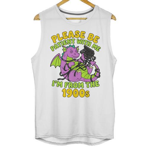 Please Be Patient I'm From The 1900s Dragon Men Women Unisex Tank Top - Figerry
