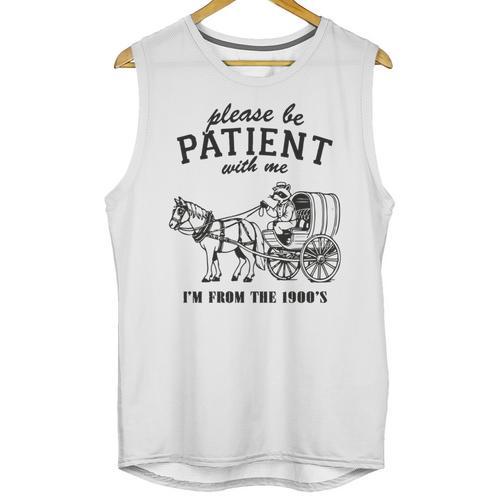 Please Be Patient I'm From The 1900s Raccoon Lover Unisex Tank Top - Figerry