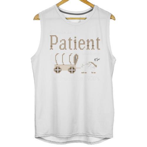 Please Be Patient With Me I'm From The 1900s Retro Gamer Premium Unisex Tank Top - Figerry