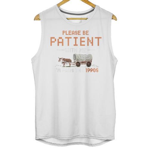 Please Be Patient With Me I'm From The 1900s Retro Trail Unisex Tank Top - Figerry
