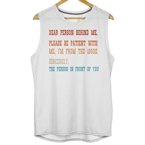 Please Be Patient With Me I'm From The 1900s Sarcastic Premium Unisex Tank Top - Figerry