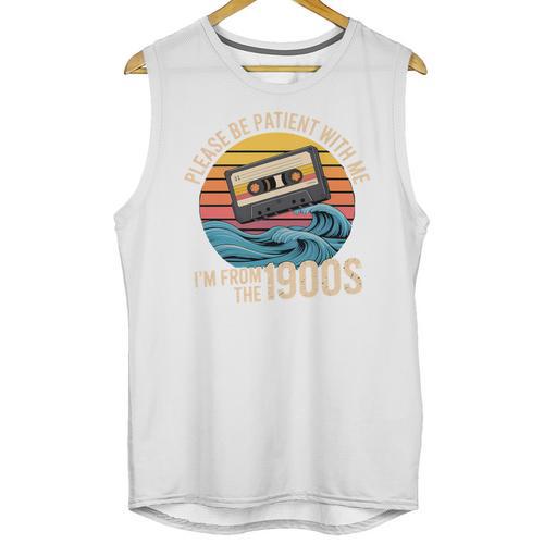 Please Be Patient With Me I'm From The 1900s Vintage Humor Premium Tri-Blend Unisex Tank Top - Figerry