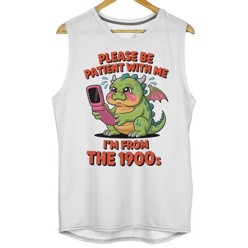Please Be Patient I'm From The 1900s Vintage Men Women Premium Tri-Blend Unisex Tank Top - Figerry