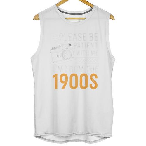 Please Be Patient With Me I'm From The 1900s Vintage Oldie Premium Unisex Tank Top - Figerry