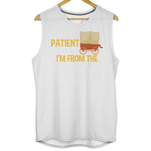Please Be Patient With Me I'm From The 1900s Vintage Oregon Premium Unisex Tank Top - Figerry