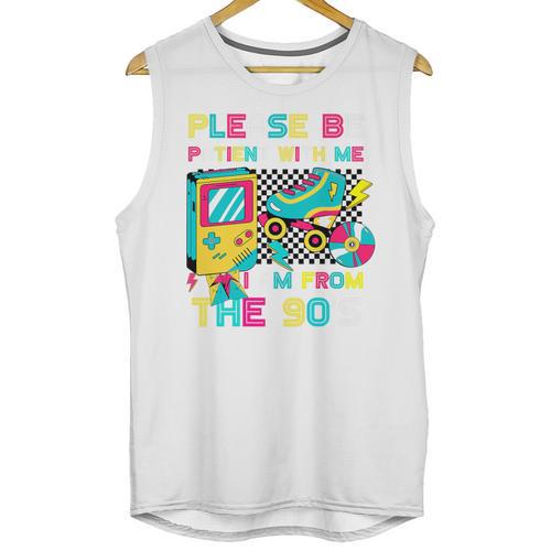 Please Be Patient With Me I'm From The 1900s Vintage 1900s Premium Unisex Tank Top - Figerry