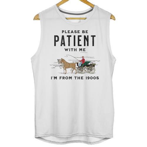 Please Be Patient I'm From The 1900s Vintage Premium Unisex Tank Top - Figerry