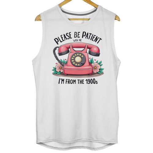 Please Be Patient With Me I'm From The 1900s Women Girl Premium Tri-Blend Unisex Tank Top - Figerry