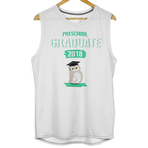 Pre K Graduation Shirt Cute Graduate 2018 Wise Owl Unisex Tank Top - Best Gift Smart
