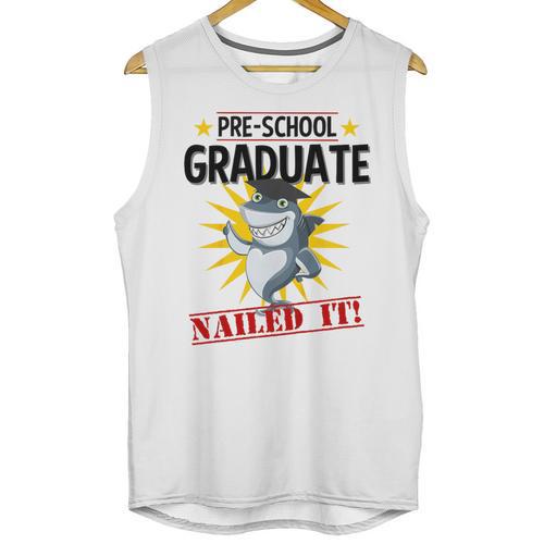 Pre K Nailed It Shirt 2019 Shark Graduation TShirt Unisex Tank Top - Best Gift Smart