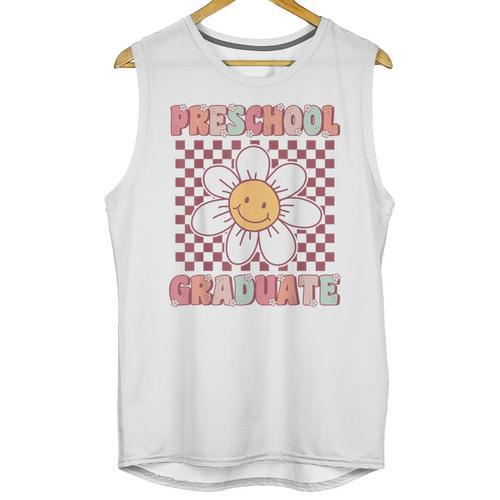 Preschool Graduation Graduate Cute Groovy Last Day Of Pre K Unisex Tank Top - Best Gift Smart