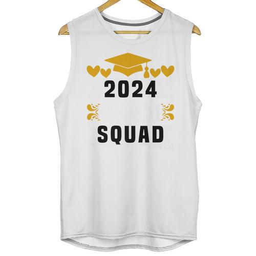 Prom Squad 2024 High School Graduation Party Premium Unisex Tank Top - Best Gift Smart