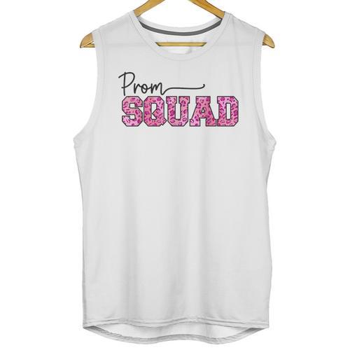 Prom Squad Prom Graduation Class Of 2024 Leopard Matching Unisex Tank Top - Best Gift Smart