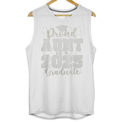 Proud Aunt Of a 2025 Graduate Grad Prom Senior Graduation Premium Tri-Blend Unisex Tank Top - Best Gift Smart
