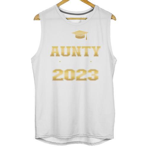 Proud Aunty Of 2023 Class MBA Graduate Family Graduation Unisex Tank Top - Best Gift Smart