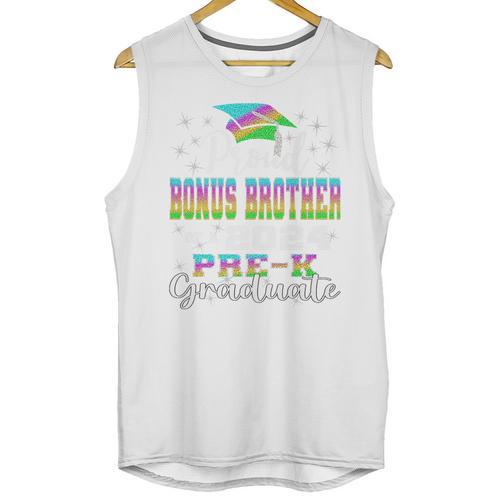 Proud Bonus Brother Of PreK School Graduate 2024 Graduation Premium Unisex Tank Top - Best Gift Smart