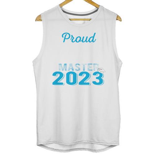 Proud Mama Of 2023 Class Master Graduate Family Graduation Unisex Tank Top - Best Gift Smart