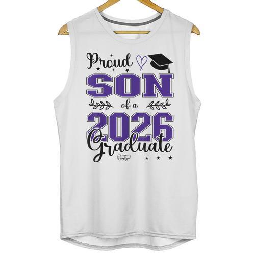 Proud Son Of a Class Of 2026 Graduate For Graduation Unisex Tank Top - Best Gift Smart