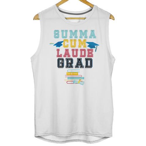 Proud Summa Cum Laude Grad College Graduation T-Shirt Unisex Tank Top - Best Gift Smart