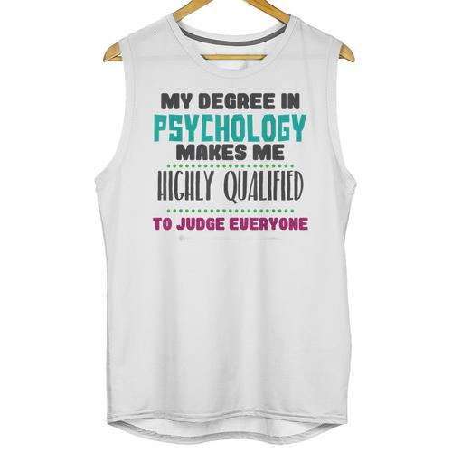 Qualified Psychologist PhD PsyD Shirt Graduation Unisex Tank Top - Best Gift Smart