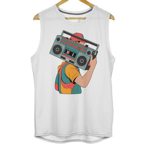 Retro 90s Boombox Nostalgia Party For Music Lovers Men Women Unisex Tank Top - Figerry
